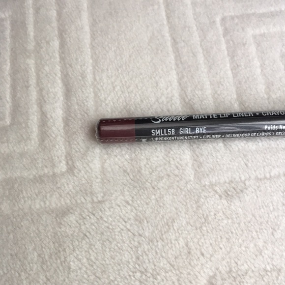NYX Makeup Nyx Suede Matte Lip Liner Girl Bye Dark Purple Lip Liner